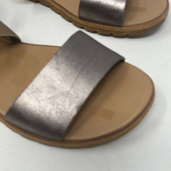 Sorel women's Ella II sandals flat 6 cute metallic - Picture 5 of 10